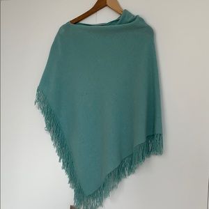 Cashmere poncho